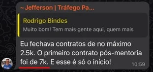 Contrato R$ 7k/mês